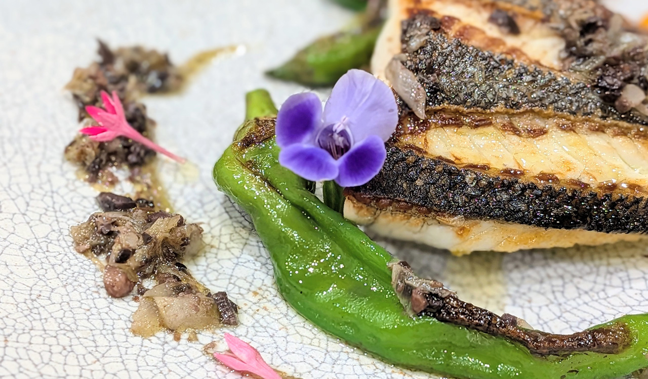 本日の白身魚のポワレ