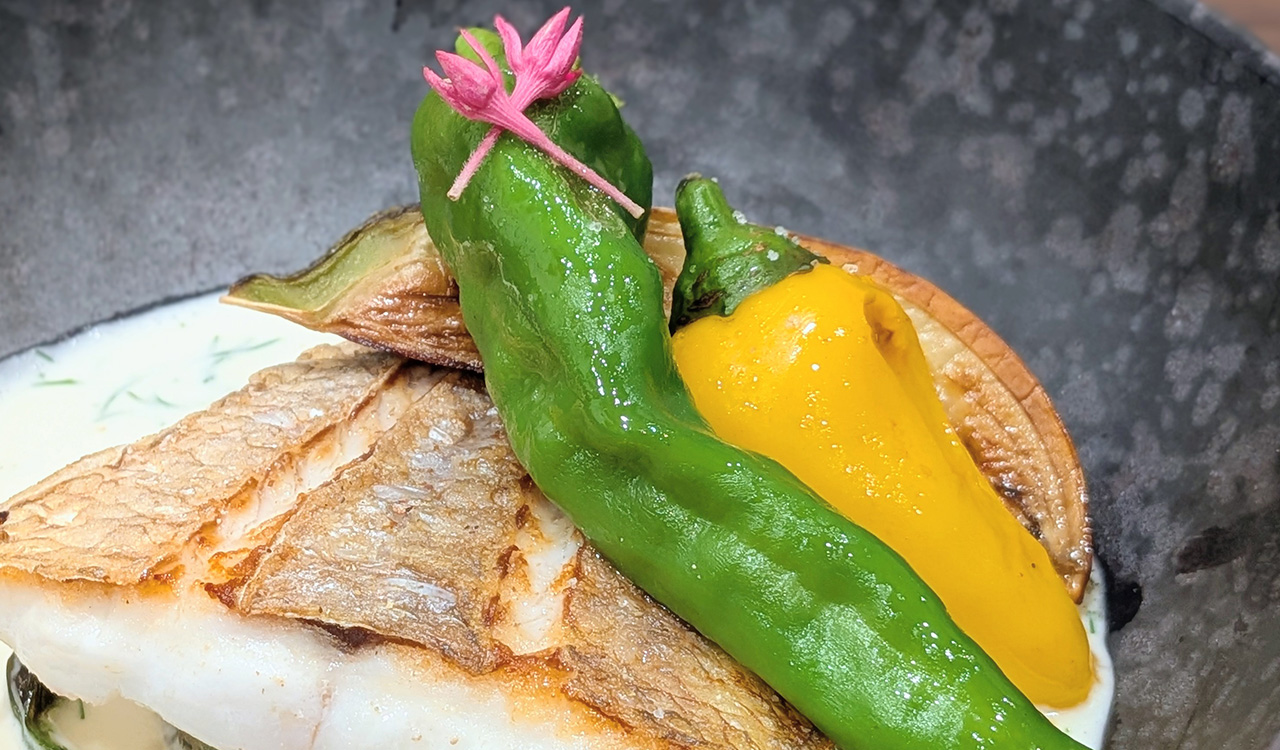 本日の白身魚のポワレ